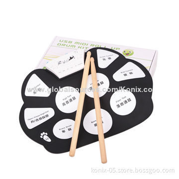 Cheapest roll-up drum set with software download for wholesale